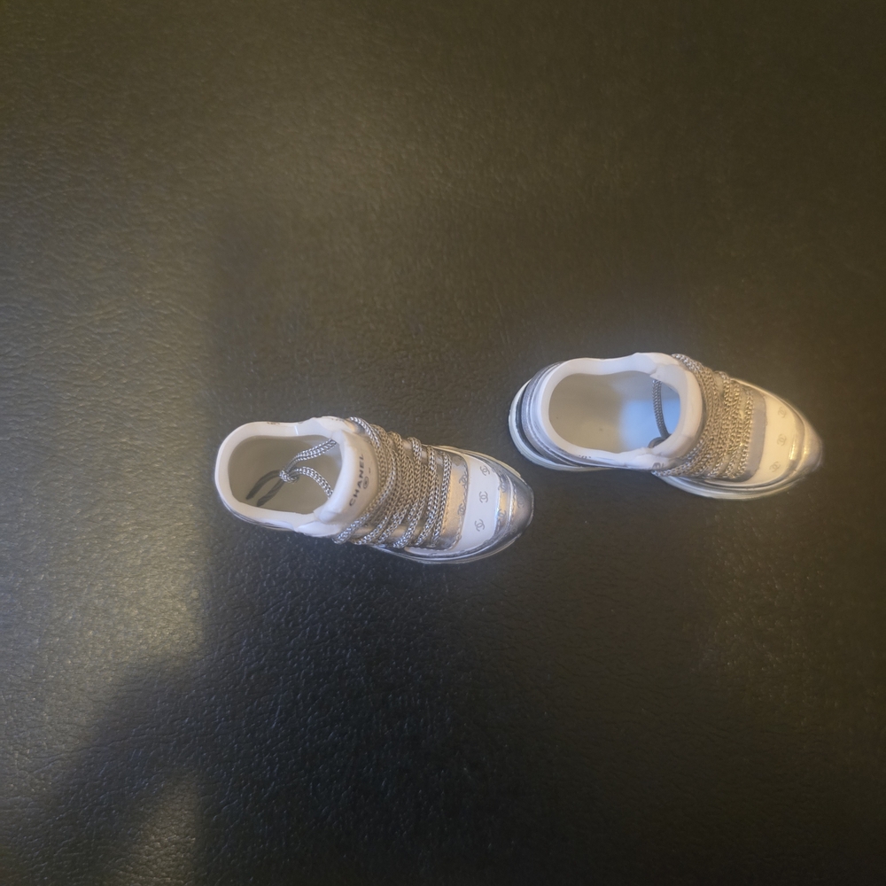Labubu Silver and White Sneakers - Picture 2 of 3